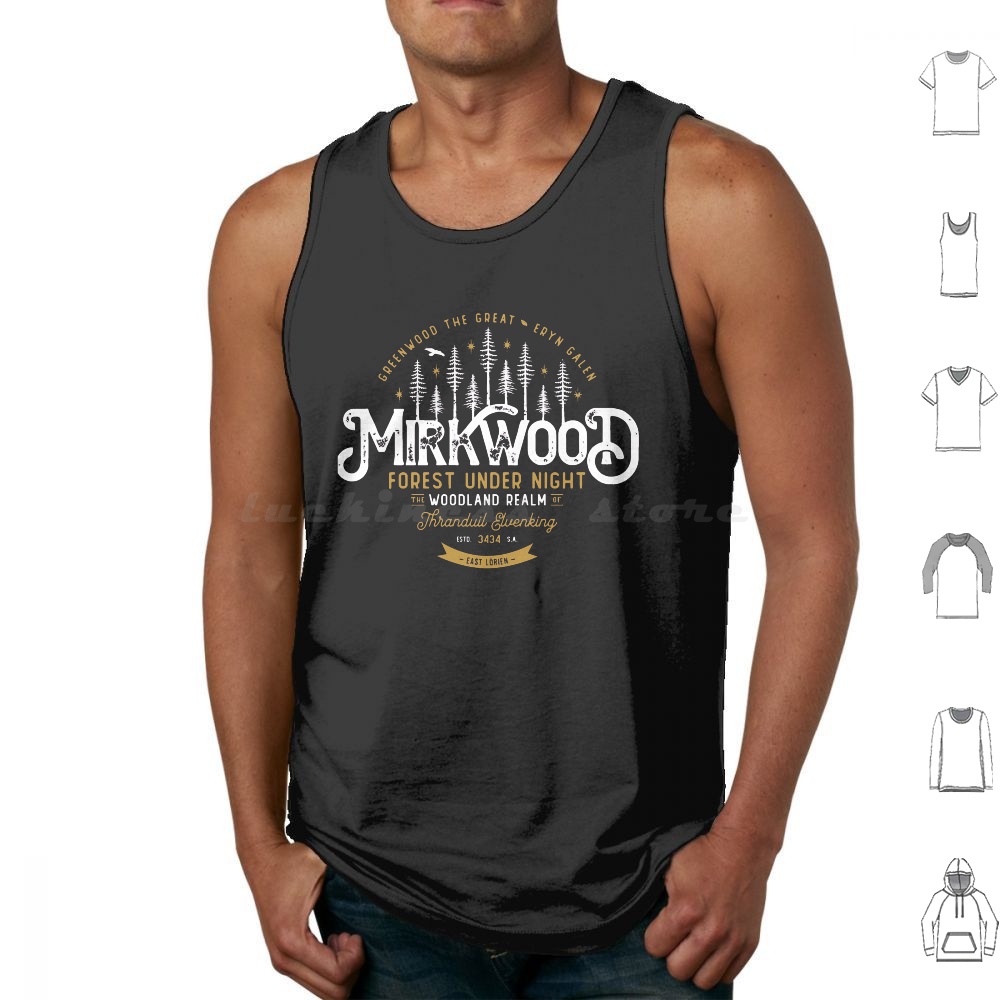 Outdoor Adventure Vest - Mirkwood, Forest Under Night, East Lórien,