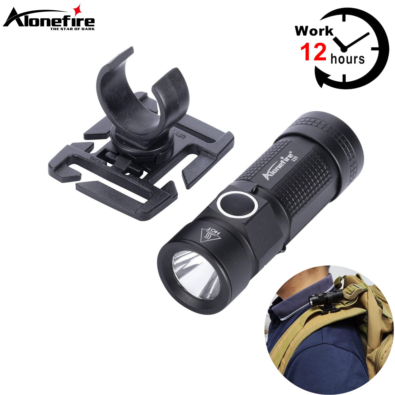 Outdoor Adventure U Of U - 360-Grad-U-Ring-Clip, 12 Stunden Arbeit, XPG LED,