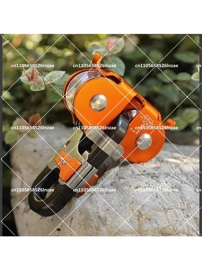 Outdoor Adventure Zipline - Hochbelastbares Doppelrollen-Seilrutschsystem für Dschungelabenteuer, Outdoor-Rettung und