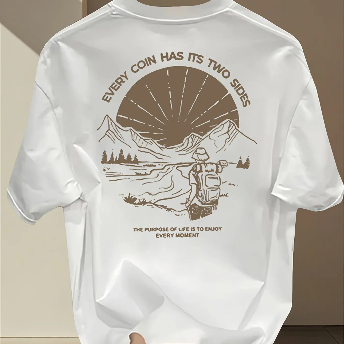Vintage Bergwander-Grafik T-Sh – Outdoor Adventure Quotes Short Bewertung und Preis