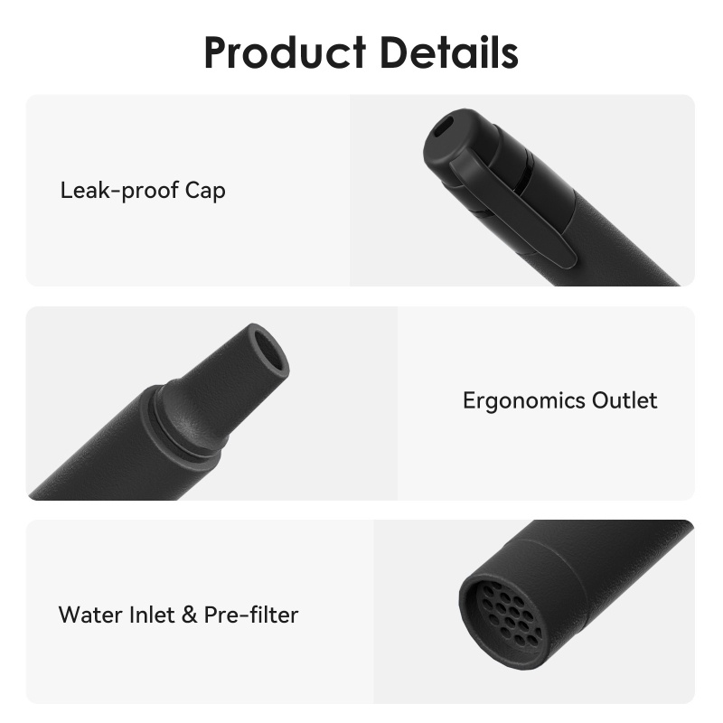 Wasserfilter-Strohhalm für den – Water Filter Straw Bewertung und Preis