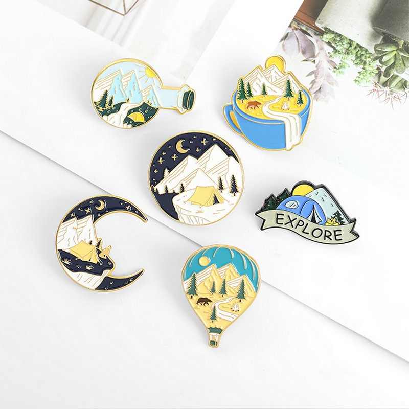 Camping Abenteuer Emaille Pins – Outdoor Adventure Gifts Bewertung und Preis