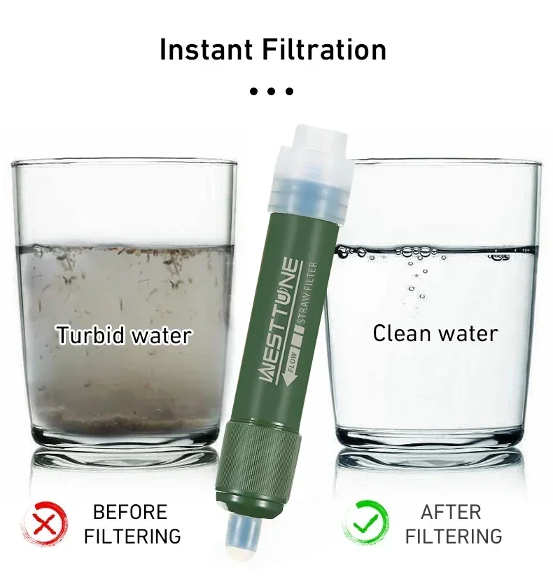 Westtune Outdoor Mini Camping  – Water Filter Straw Bewertung und Preis