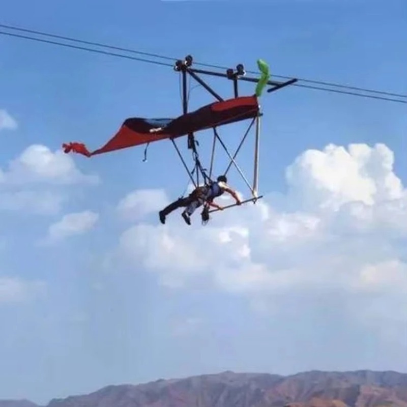 Outdoor-Gleitschirm-Zipline: A – Outdoor Adventure Zipline Bewertung und Preis