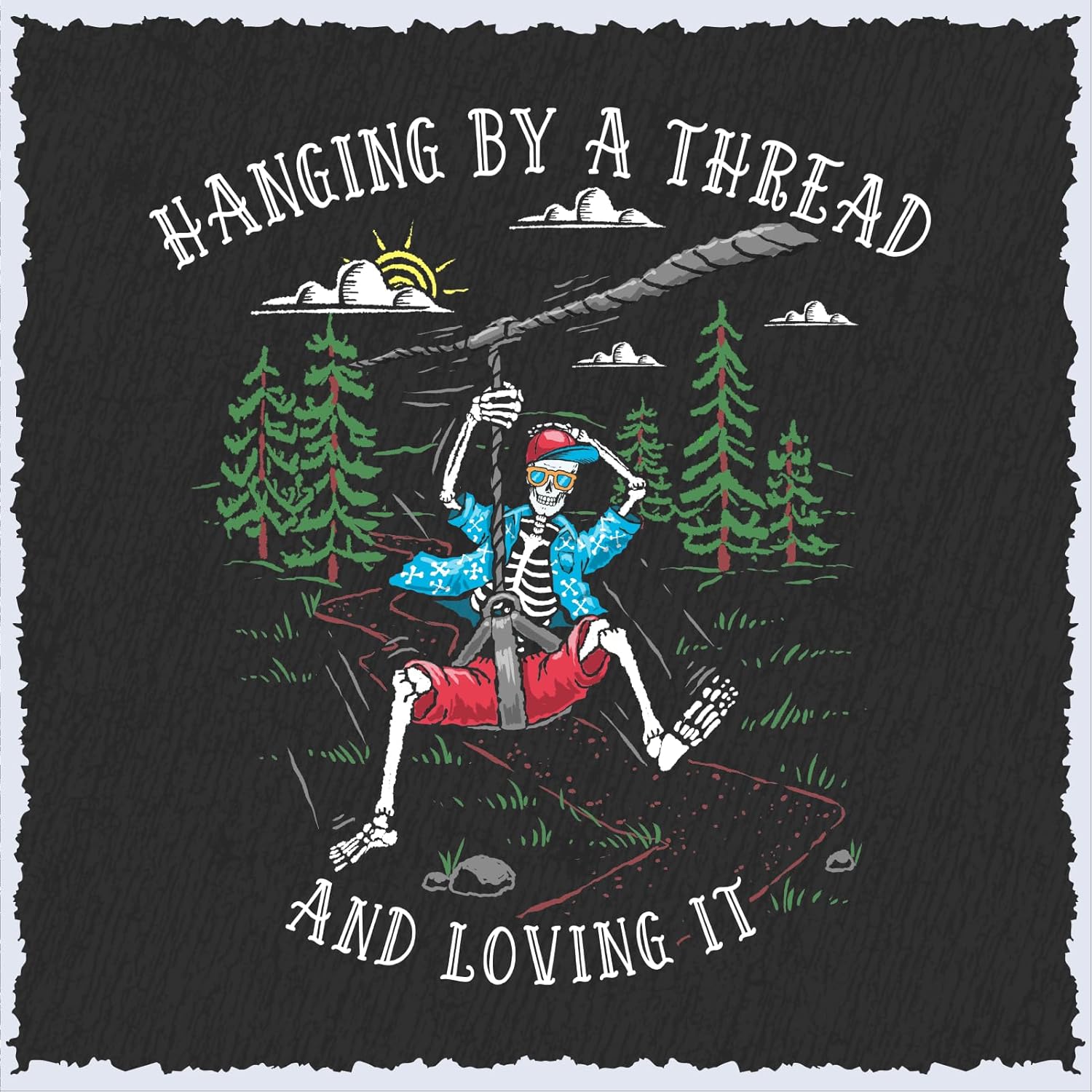 Hanging By A Thread Skeleton Z – Outdoor Adventure Zipline Bewertung und Preis