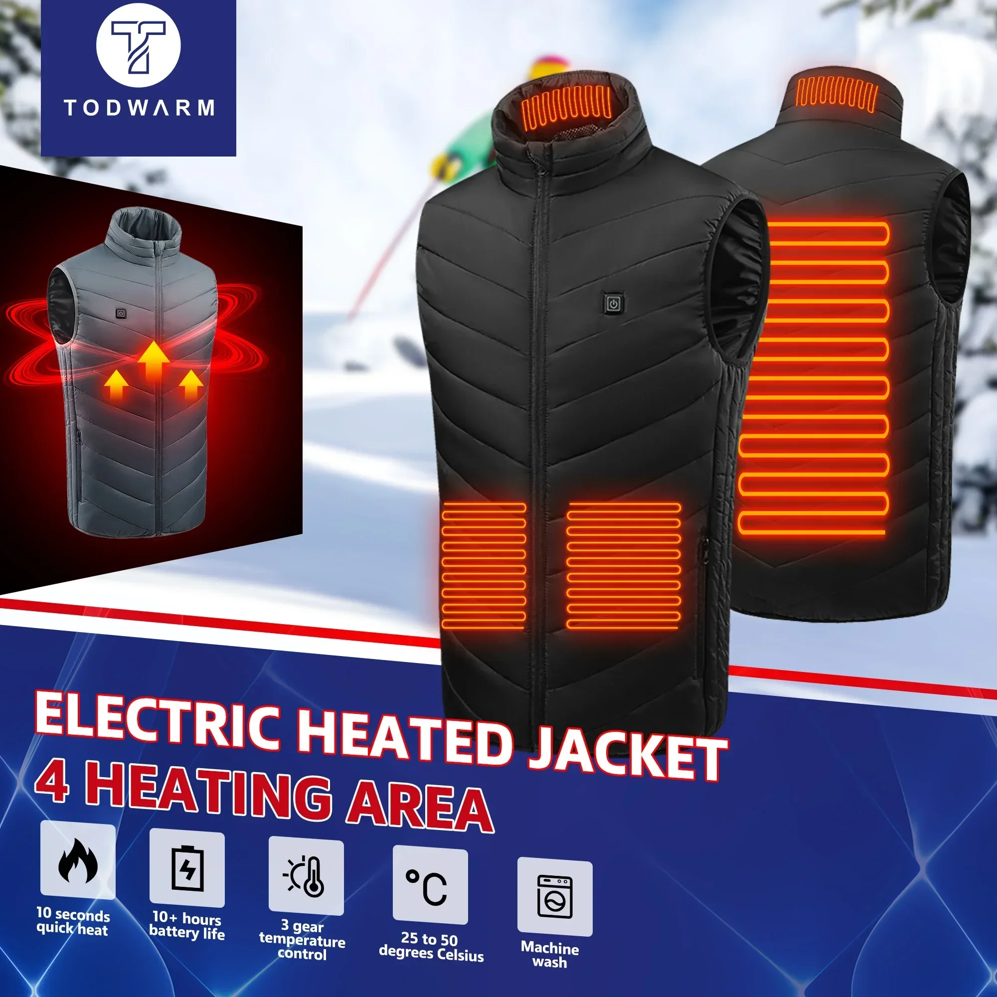 21, beheizte Weste, elektrisch – Outdoor Adventure Vest Bewertung und Preis