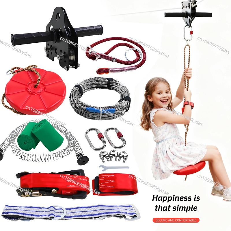 Kinder-Seilrutsch-Set für den  – Outdoor Adventure Zipline Bewertung und Preis