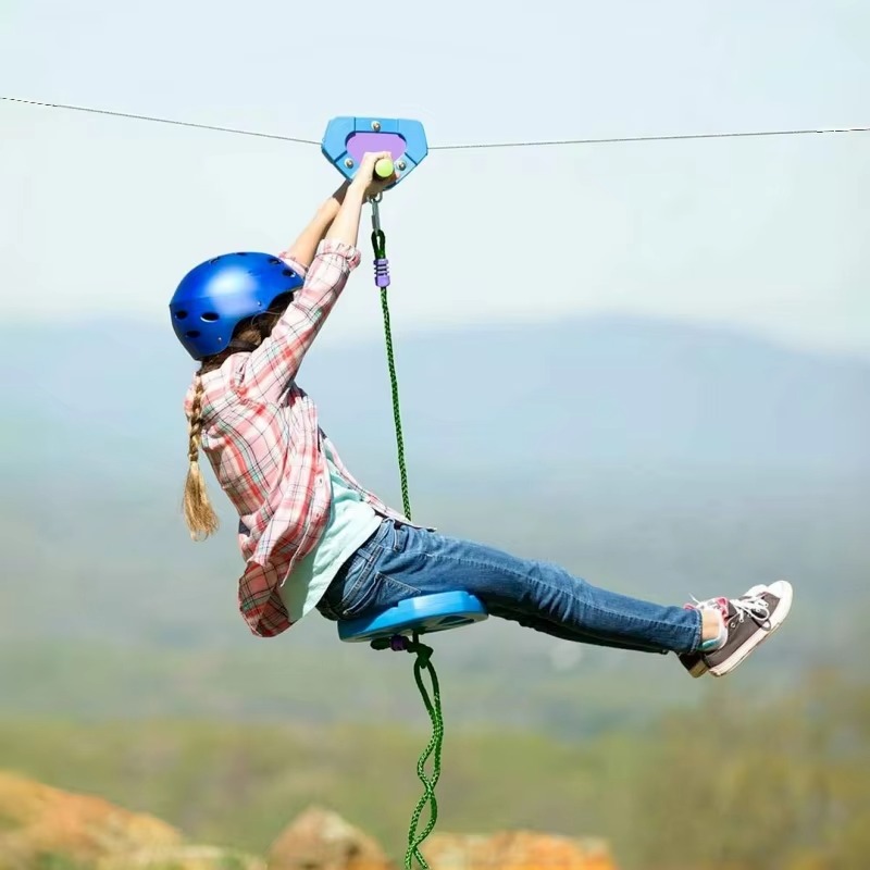 Zipline-Spielset für draußen m – Outdoor Adventure Zipline Bewertung und Preis