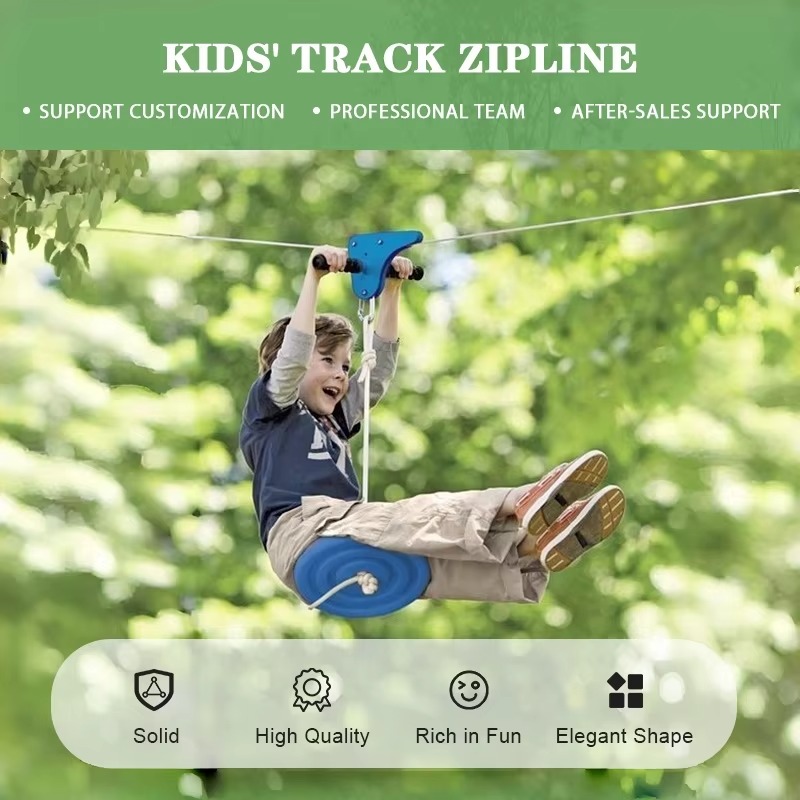 Zipline-Spielset für draußen m – Outdoor Adventure Zipline Bewertung und Preis