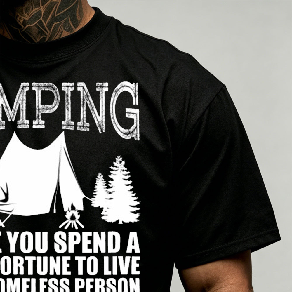 Campingzelt-Kiefern-Grafik Her – Outdoor Adventure Quotes Short Bewertung und Preis