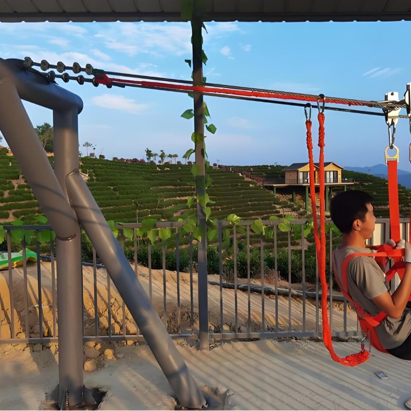 Hochgebirgs-Seilrutschen-Ausrü – Outdoor Adventure Zipline Bewertung und Preis