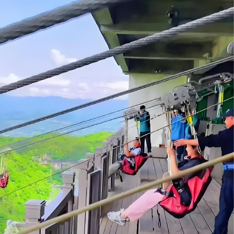 Hochgebirgs-Seilrutschen-Ausrü – Outdoor Adventure Zipline Bewertung und Preis